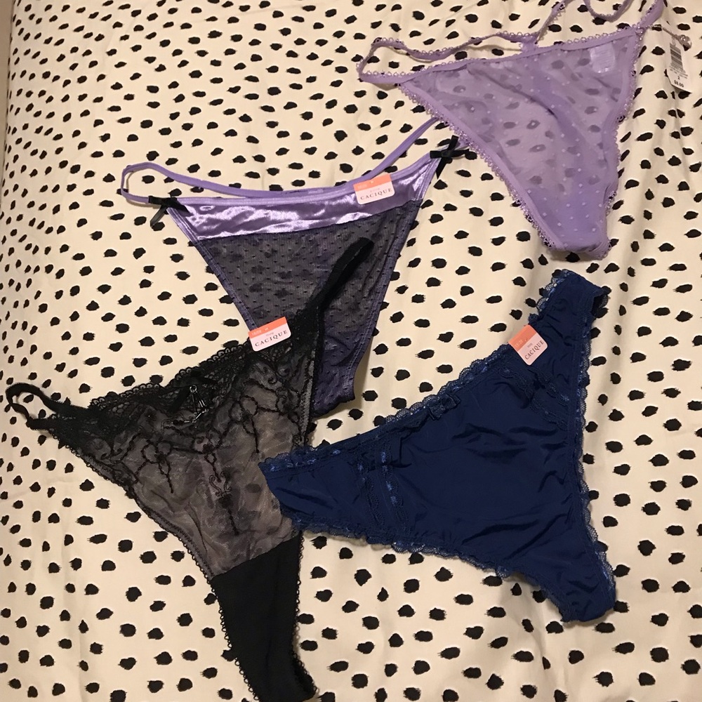 ❌SOLD❌NWT. Cacique plus size thong panty lot
